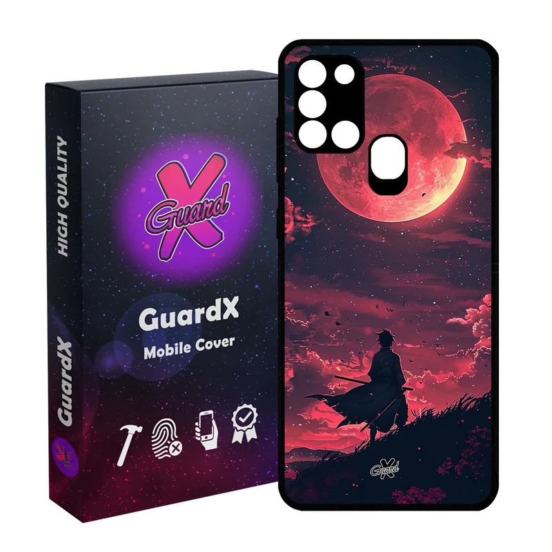 کاور گارد ایکس طرح انیمه مدل Glass10696 مناسب برای گوشی موبایل سامسونگ Galaxy A21s