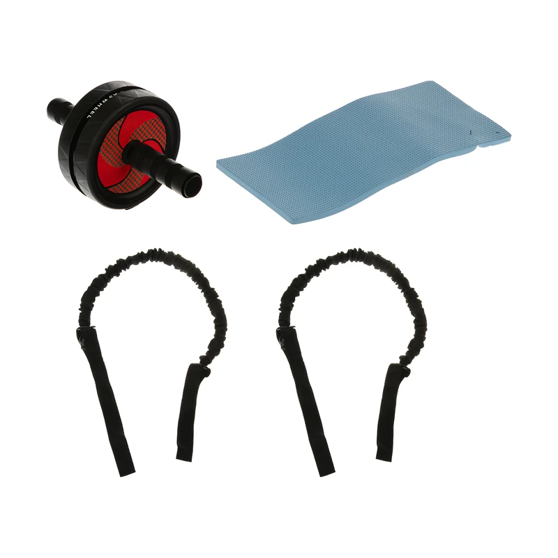 چرخ تمرین شکم پی اس مدل 003 به همراه زیر انداز و کش