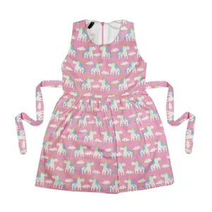 پیراهن دخترانه مدل یونیکورن