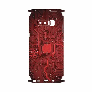 MAHOOT Red Printed Circuit Board-FullSkin Cover Sticker for Samsung Galaxy Note 8