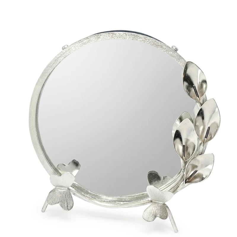 آینه رومیزی مدل گل شیپوری