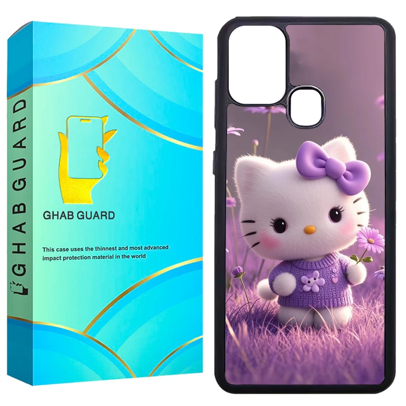 کاور قاب گارد طرح کیتی مدل GCHPA21S مناسب برای گوشی موبایل سامسونگ Galaxy A21s