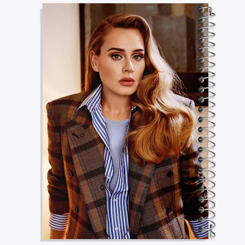 دفتر ژورنال نویسی 50 برگ خندالو مدل نقطه ای طرح ادل Adele کد 18994