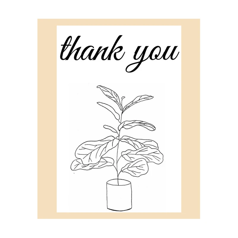  برچسب مدل تشکر آنلاین شاپ طرح GV3451 کد 018 مجموعه 50 عددی