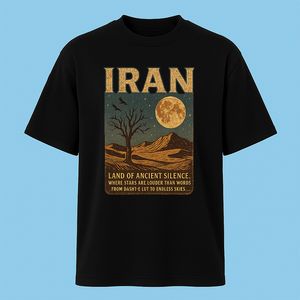 تی‌شرت آستین کوتاه مردانه مدل ایران زیبا کد c11