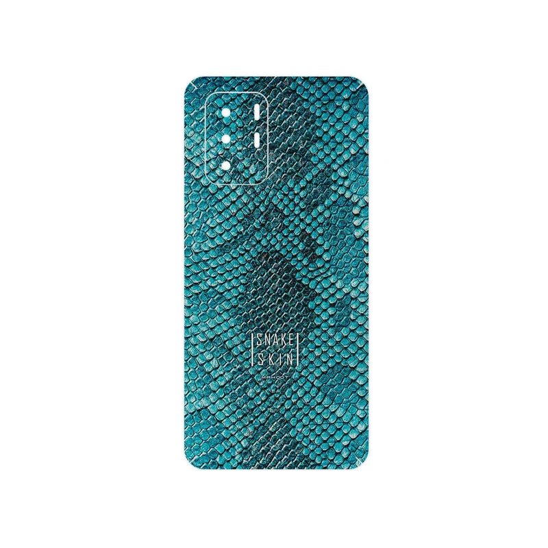 برچسب پوششی ماهوت مدل Blue Snake Skin مناسب برای گوشی موبایل شیائومی Poco X3 GT 5G