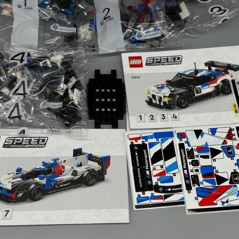 لگو 676 تکه سری Speed مدل BMW M4 GT3 & BMW M Hybrid V8 Race Cars کد 76922