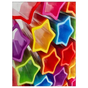 فرش ماشینی جانگل مدل Star Lights کد 3D-3032