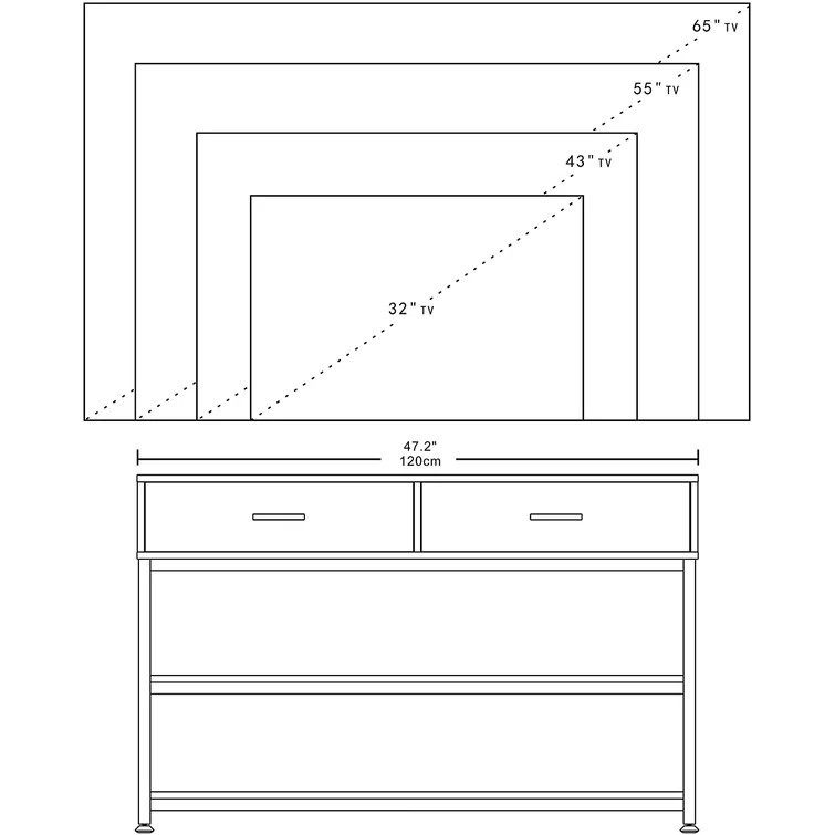میز تلویزیون مدل 5418