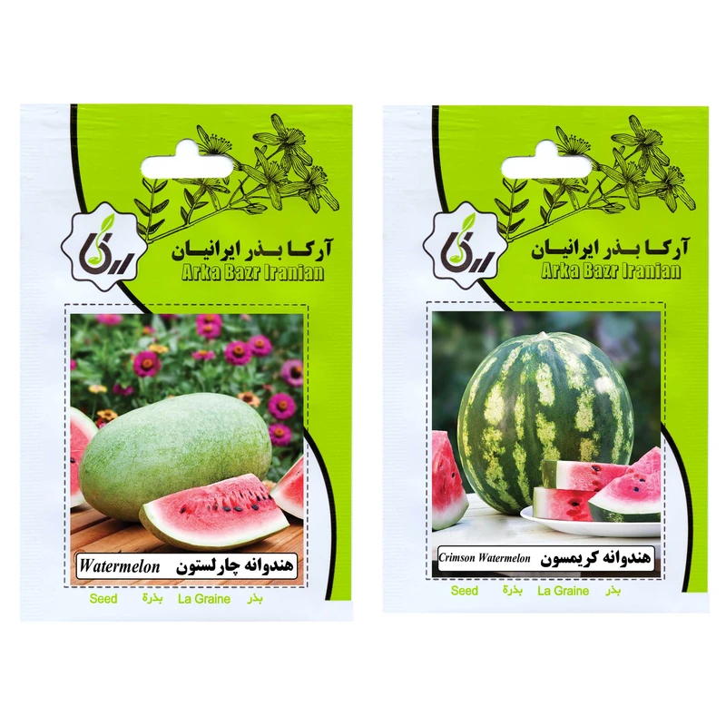 بذر میوه هندوانه  آرکا بذر ایرانیان کد ARK-A-ARK-02 وزن 25 گرم مجموعه 2 عددی