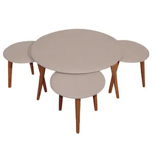 میز پذیرایی مدل سپیدار H101-5 مجموعه 4 عددی