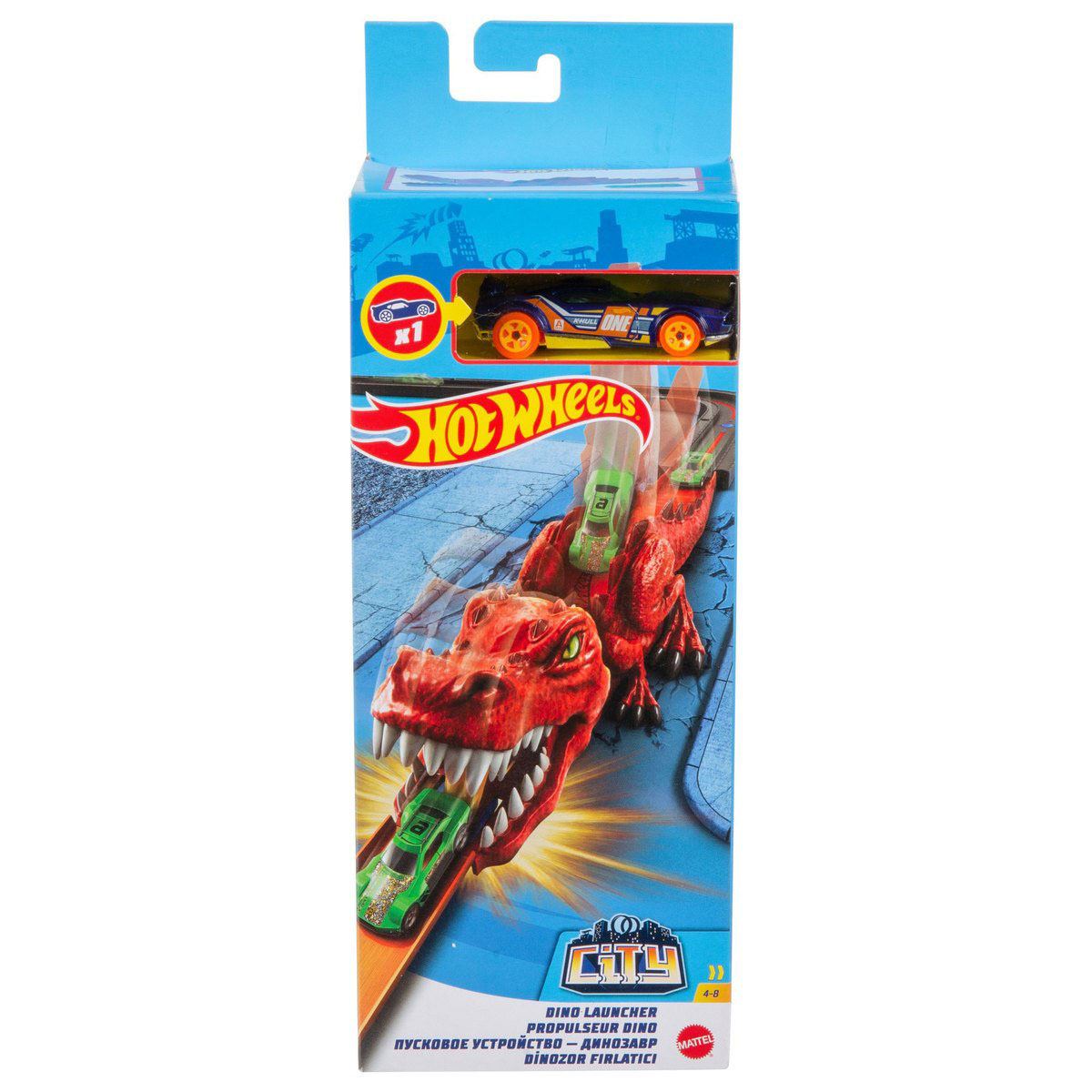 hotwheels dino launcher