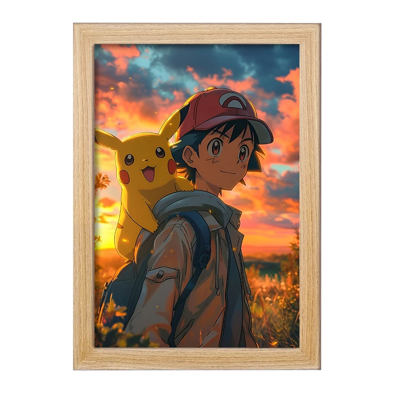 تابلو خندالو مدل انیمه پوکمون (pokemon) کد F5197