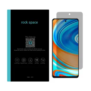 Rock space code PRV privacy screen protector suitable for Xiaomi Redmi Note 9 Pro