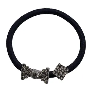کش مو زنانه مدل پاپیون و لوزی کد KSH720NG-D8