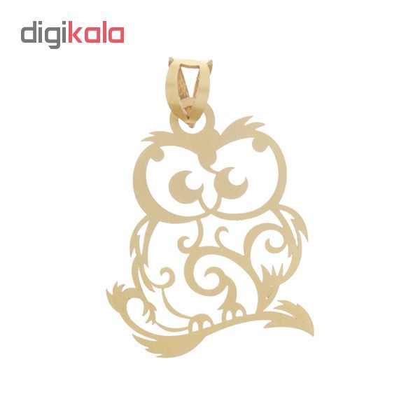 آویز گردنبند طلا 18 عیار زنانه کد مدل DG057 -  - 2