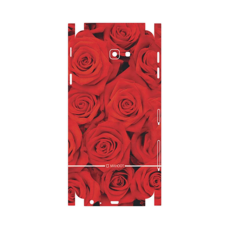 برچسب پوششی ماهوت مدل Red-Flower-FullSkin مناسب برای گوشی موبایل سامسونگ Galaxy J4 Plus