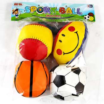 توپ اسباب بازی بتا مدل Sport Ball مجموعه 4 عددی