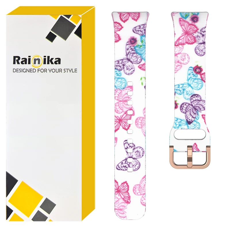 بند ساعت رینیکا مدل Butterfly Fit3 مناسب برای مچ بند هوشمند سامسونگ Galaxy Fit 3