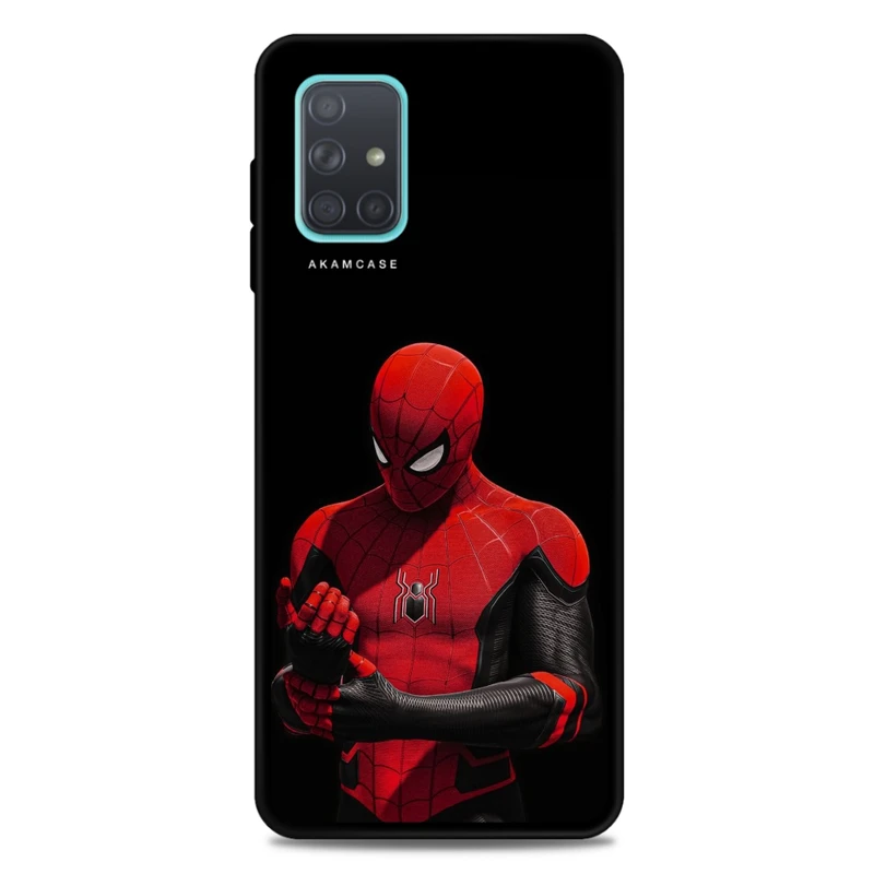 کاور آکام مدل AMC-WSGA71-SPIDER MAN2 مناسب برای گوشی موبایل سامسونگ Galaxy A71
