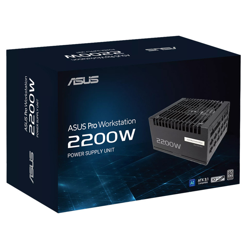 منبع تغذیه کامپیوتر 2200 وات ایسوس مدل Pro WS 2200W Platinum