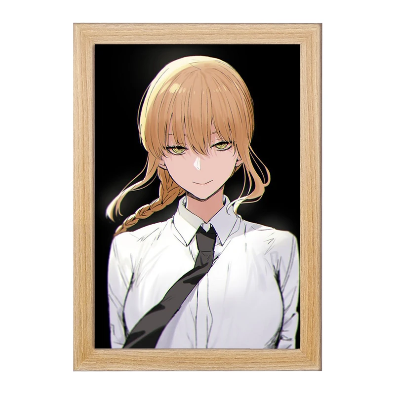 تابلو خندالو مدل ماکیما انیمه مرد اره ای Chainsaw Man  کد 17900