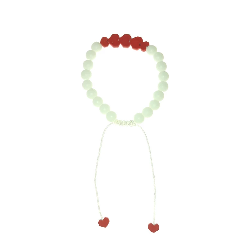 دستبند دخترانه لیمونار گالری مدل قلب حدید 01