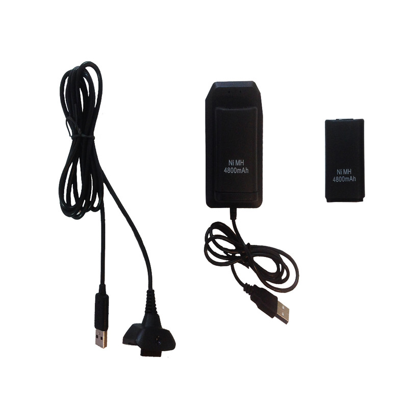 شارژر مدل RA-150602 مناسب برای ایکس باکس 360 به همراه باتری