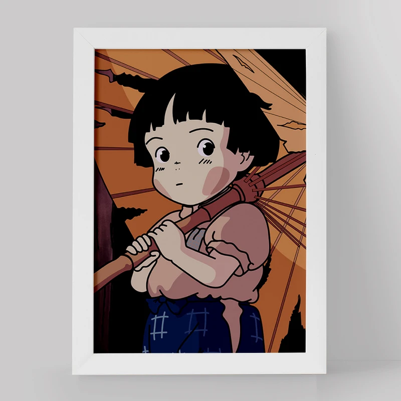 تابلو خندالو مدل ستسوکو انیمیشن گورستان کرم های شب تاب کد 13701