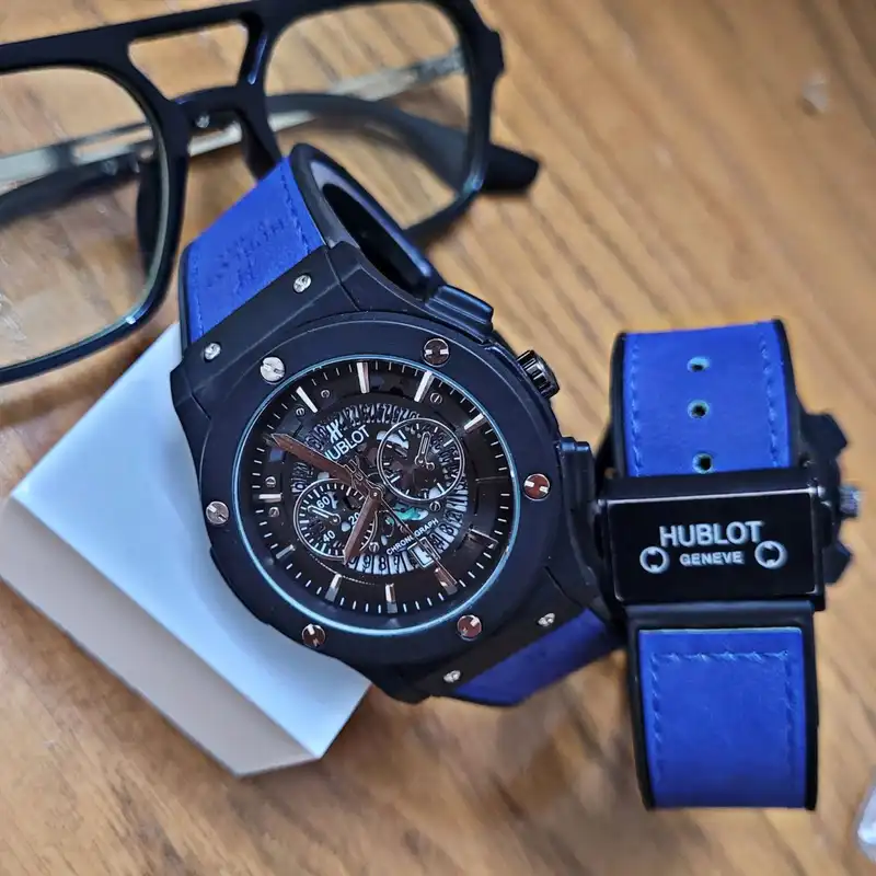 ست ساعت مچی عقربه ای  زنانه و مردانه مدل اسکلتون