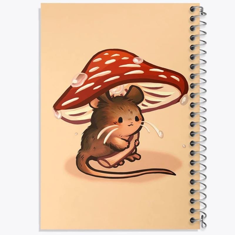 دفتر نت موسیقی 50 برگ خندالو مدل موش حیوانات بامزه کد 21050