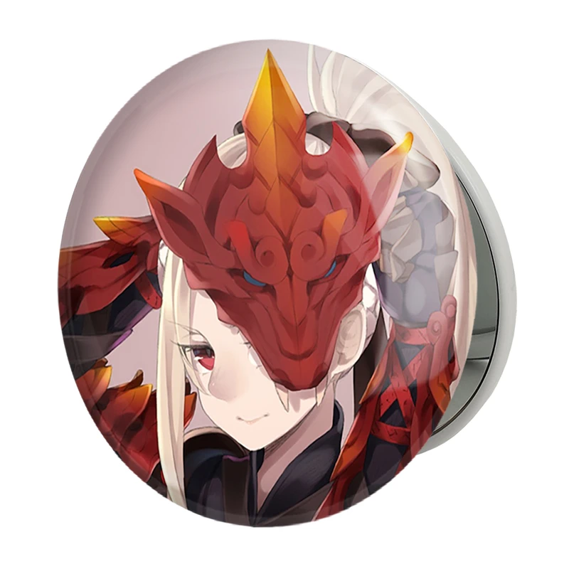 آینه جیبی خندالو طرح بازی شکارچی هیولا (Monster Hunter) مدل تاشو کد 33203