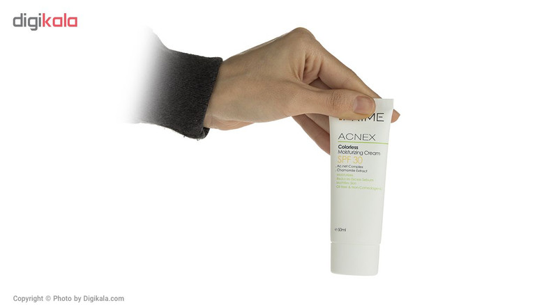 کرم مرطوب کننده بدون رنگ پریم مدل Acnex SPF 30 حجم 50 میلی لیتر