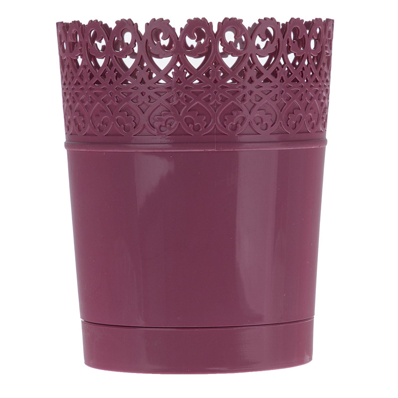 گلدان تک پلاستیک مدل T234 ارتفاع 14.5 سانتی متر