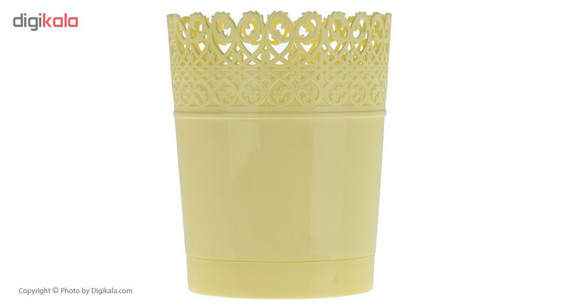 گلدان تک پلاستیک مدل T234 ارتفاع 14.5 سانتی متر