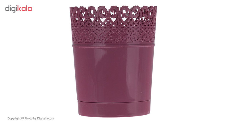 گلدان تک پلاستیک مدل T234 ارتفاع 14.5 سانتی متر