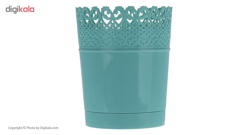 گلدان تک پلاستیک مدل T234 ارتفاع 14.5 سانتی متر
