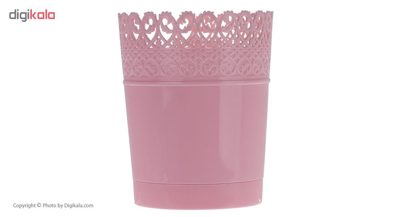 گلدان تک پلاستیک مدل T234 ارتفاع 14.5 سانتی متر