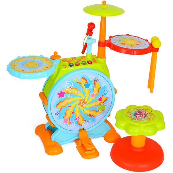 اسباب بازی آموزشی هولی مدل Melodious Jazz Drum کد H7 اسباب بازی آموزشی هولی مدل Melodious Jazz Drum کد H7