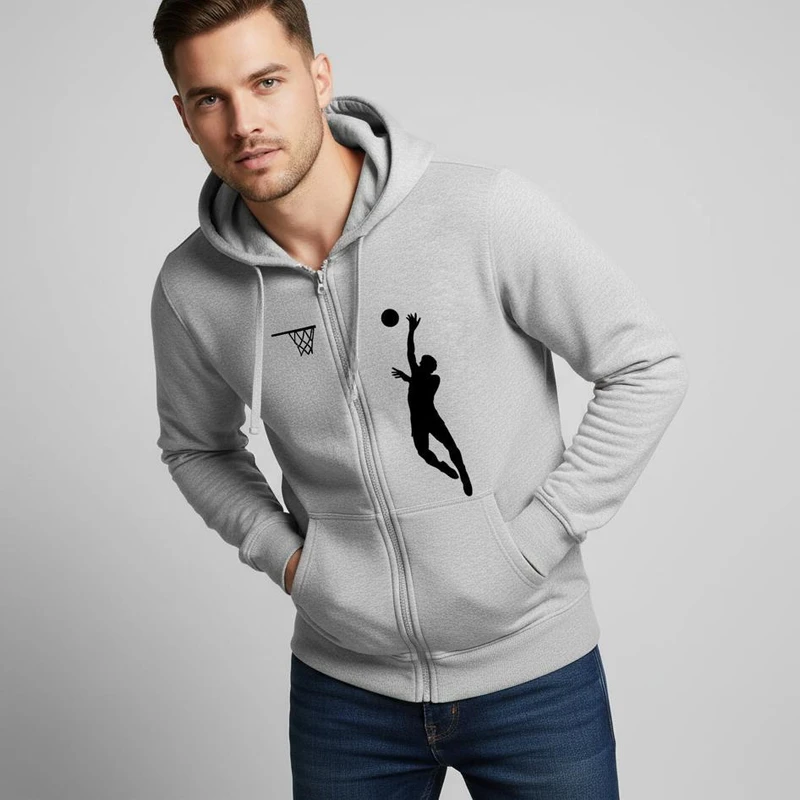 سویشرت مردانه طرح بسکتبال کد S104