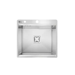 سینک ظرفشویی استیل متا مدل M52.5 توکار 