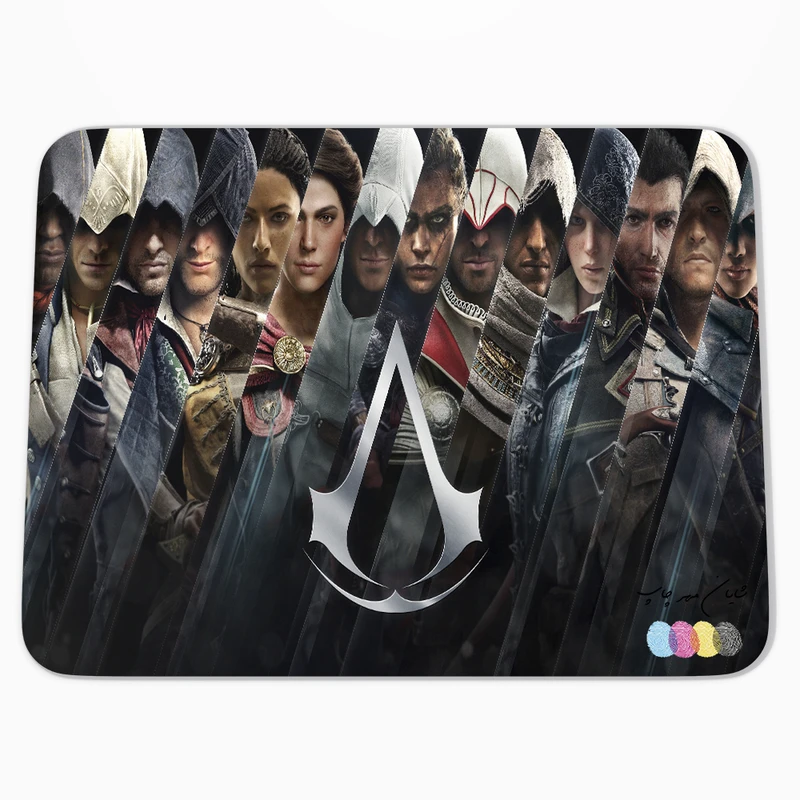 ماوس پد شایان مهر چاپ مدل assassin's creed 01