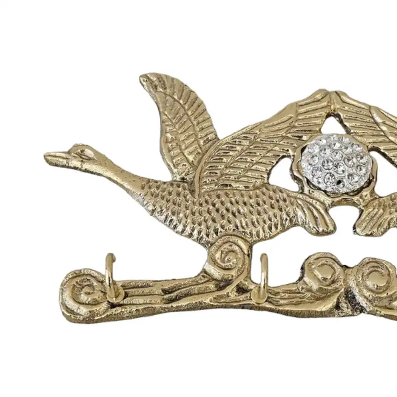 جاکلیدی برنجی مدل قو کد H-2069