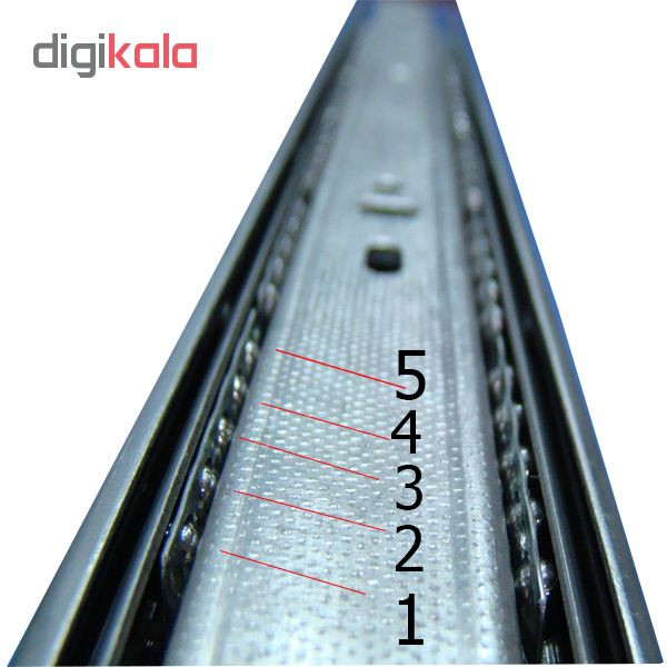 ریل ساچمه ای گلد استار مدل TE-55 سایز 55 سانتی متر بسته 2 عددی
