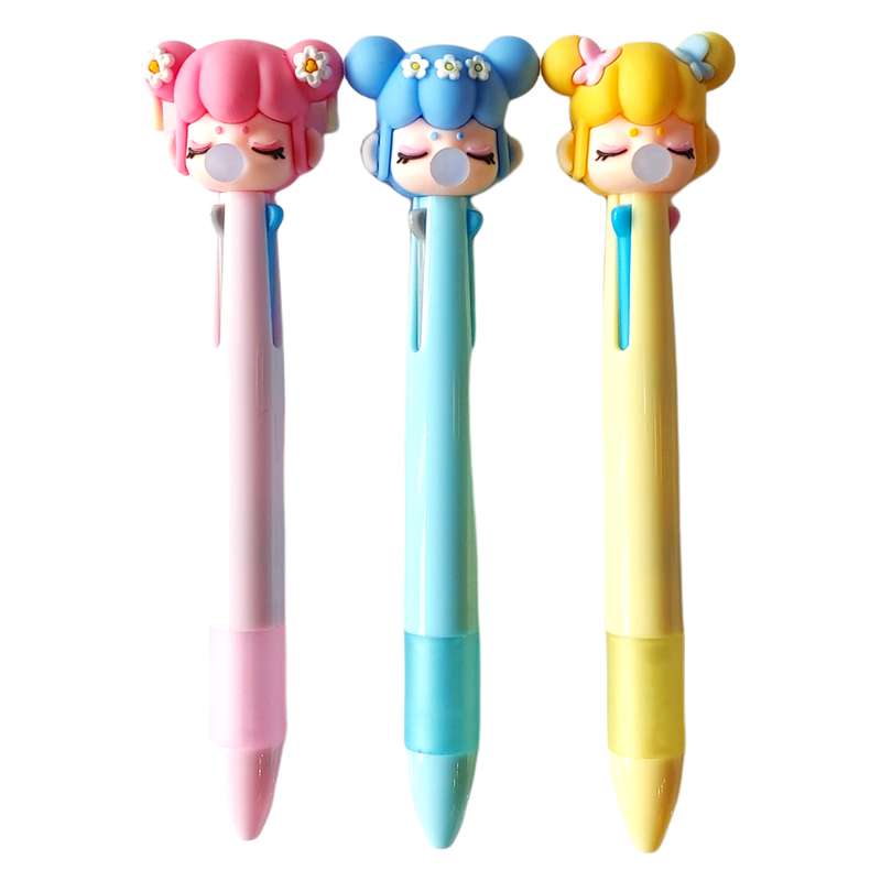 خودکار مدل girl gum بسته 3 عددی