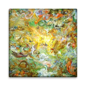 کاشی مدل R1064 طرح نقاشی مینیاتوری