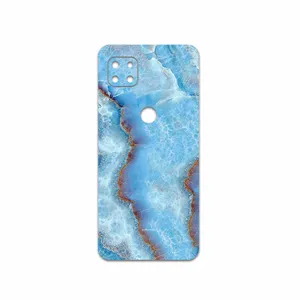 MAHOOT Blue-Ocean-Marble Cover Sticker for Motorola MOTO G 5G