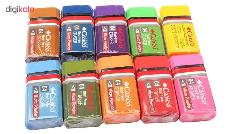 پاک کن کنکو مدل color بسته 8 عددی