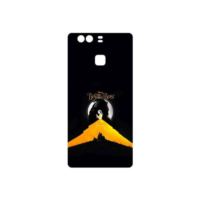 برچسب پوششی ماهوت مدل Beauty and the Beast مناسب برای گوشی موبایل هوآوی P9