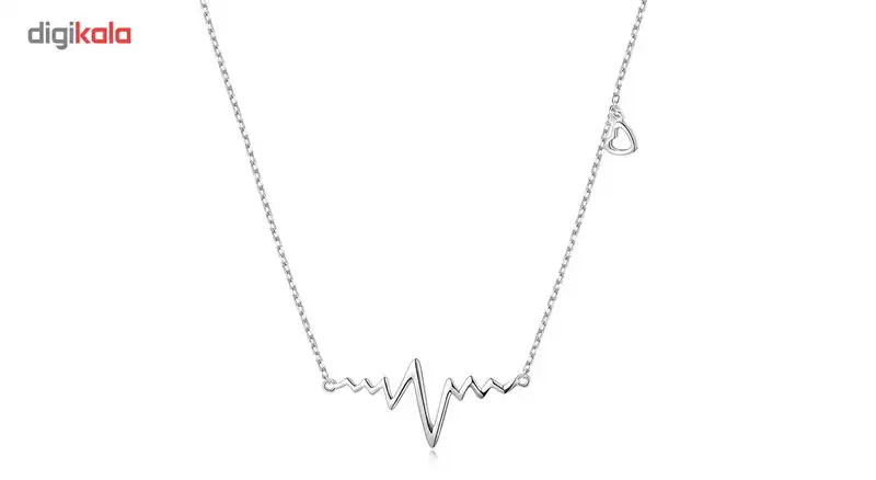 گردنبند نقره ترمه مدل ضربان Termeh a22